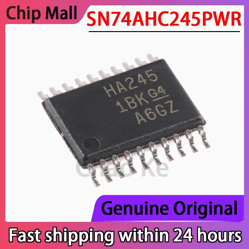 10PCS  SN74AHC245PWR TSSOP-20 Tri State Output Eight Channel Bus Transceiver