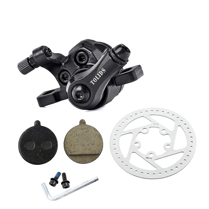 8/10 Inch Electric Scooter Mechanical Disc Brake Front And Rear Disc Rotor Brake  Caliper Suitable For Xiaomi M365 Por