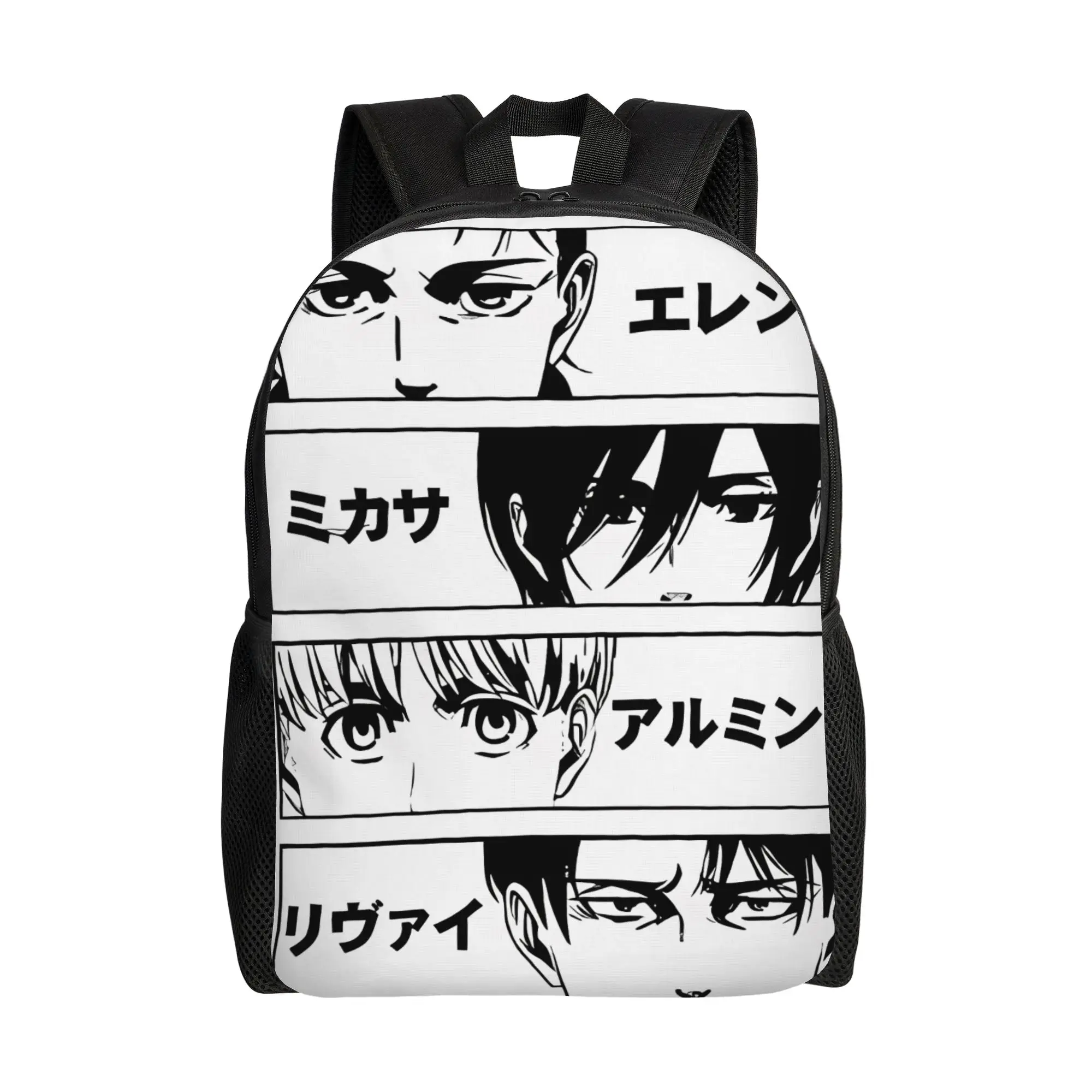 aAttack-on-Titan Attack Heroes Schoolbag Ladies Sporty Fashionable mochila Large Capacity Laptop Bag Back To School Season