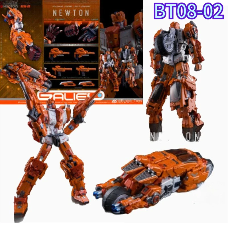 In Stock Original Transforming Toy BT08-02 BT0802 GALILEO Galileo Combination Calculator King Soldering IronMovableDoll Boy Gift