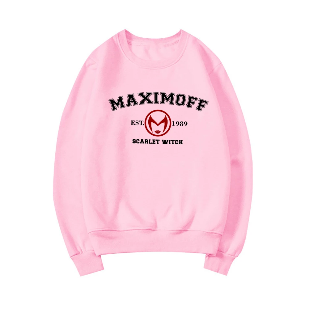 Wanda Maximoff 1989 Sweatshirt TV Series Hoodie Women Long Sleeve Sweatshirt Streetwear Pullover Superhero Hoodies Women Clothes