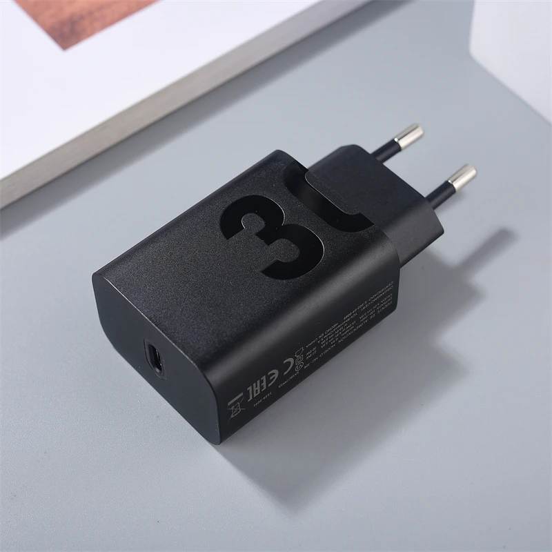 For Motorola 30W Fast Charger EU Wall Power Adapter Usb PD Type C Cable For Moto Edge 50/30/40 S50 NEO G64 G73 G200 G85 G75 G70 - náhled 2