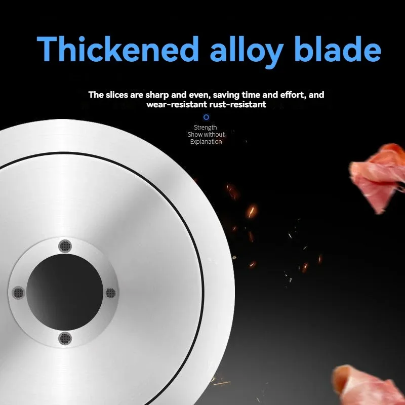 New Frozen Meat Slicer Fully Automatic Commercial 12/13 Inch Electric Beef and Mutton Slices Hotpot Restaurant Meat Slicer
