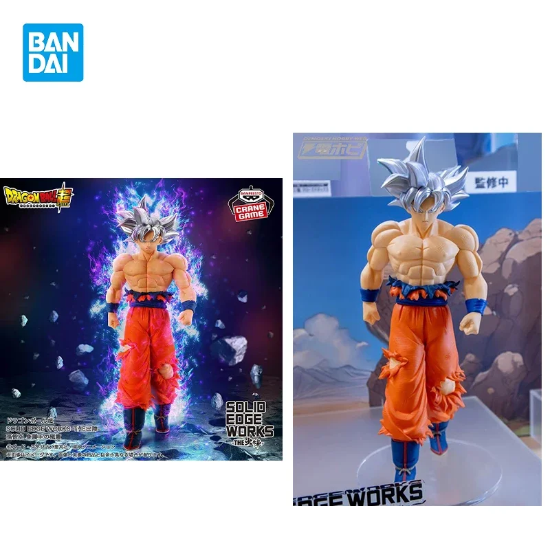 

In Stock Bandai Dragon Ball Super SOLID EDGE WORKS Son Goku Ultra Instinct Anime Action Figures Assembly Model Collection Toy