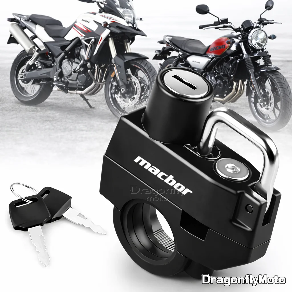 

Motorcycle Helmet Lock For Macbor Montana XR1 XR5 500 Rockster flat 125 Eight Mile 500 Anti-theft Locker Helmet Lock Locking