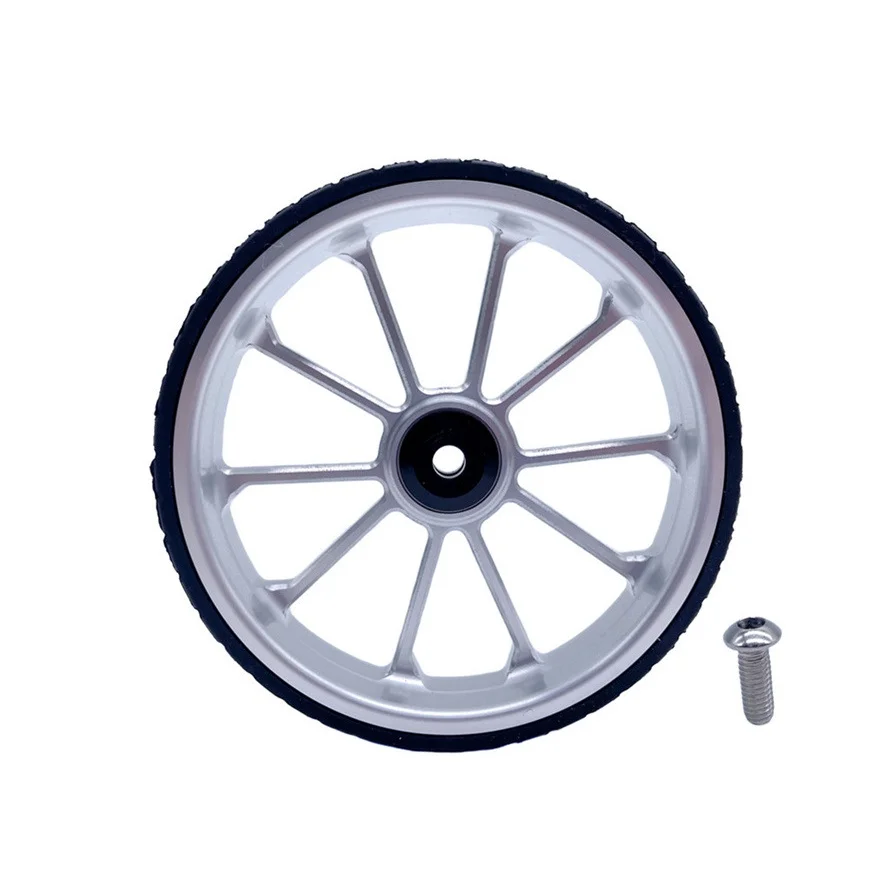 Litepro BMX Bicycle Pushing Easy Wheels Largen 100MM Diameter Wheel Extension Rod Easy Wheel Alloy For Brompton Bicycle