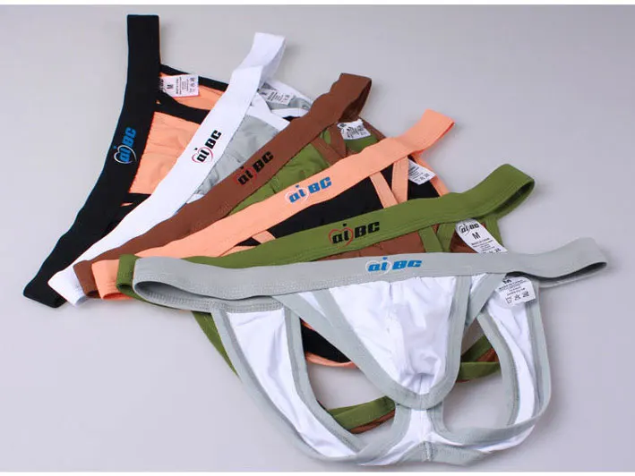 Aibc Small Jockstrap para homens, roupa interior sexy, tangas masculinas, calcinha crothless, frente aberta, lingerie masculina cheky, bolsa de