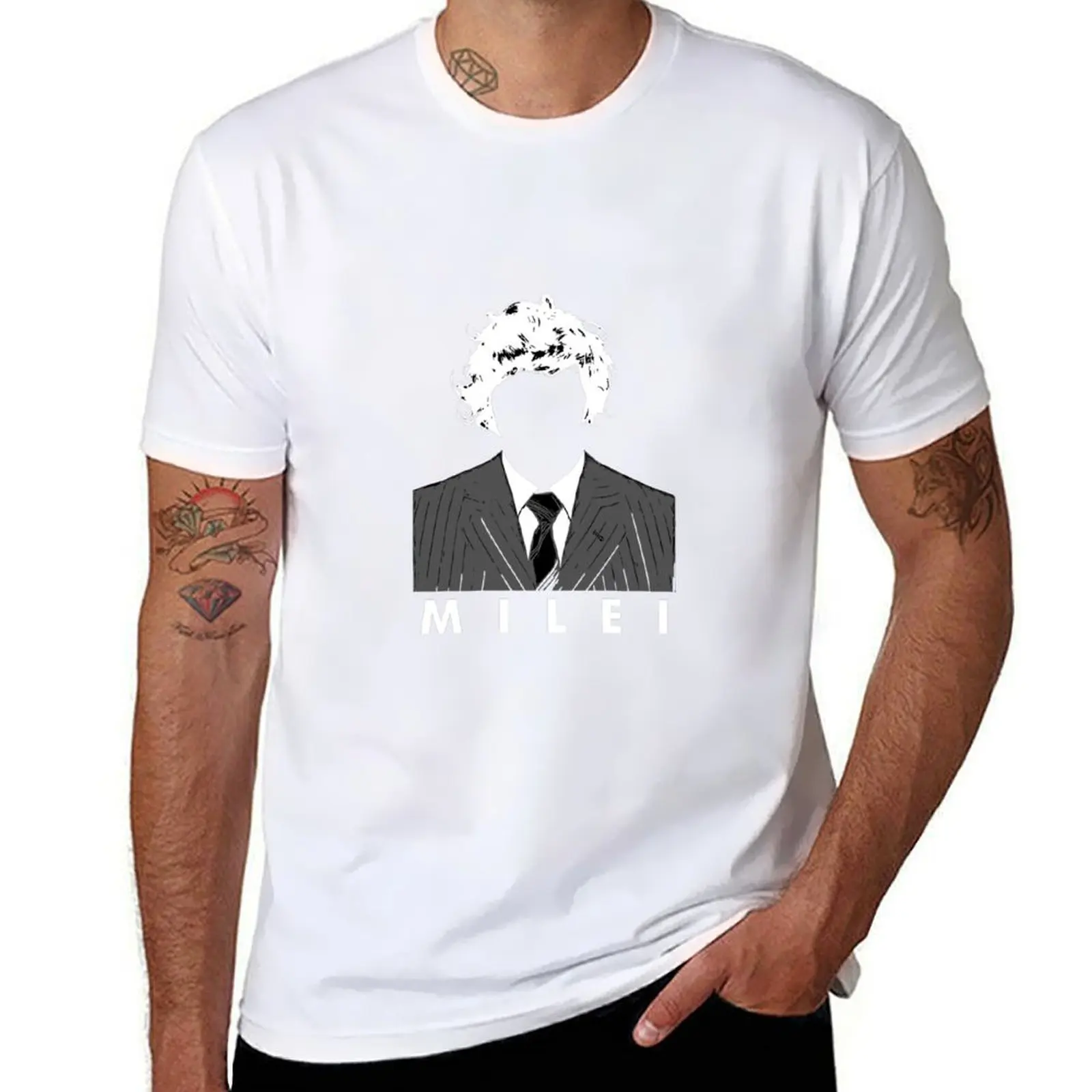 

WHITE MILEI T-Shirt anime tshirt printed t shirts for man T-Shirt