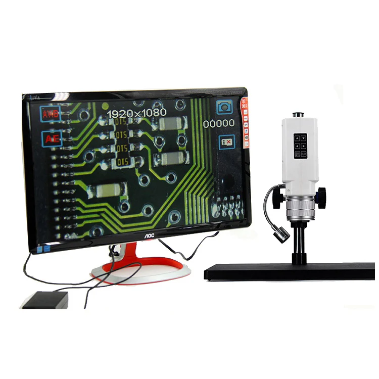 Full HD 1080P 12MP Autofocus Industrial Microscope PCB Optical Video Digital Microscope