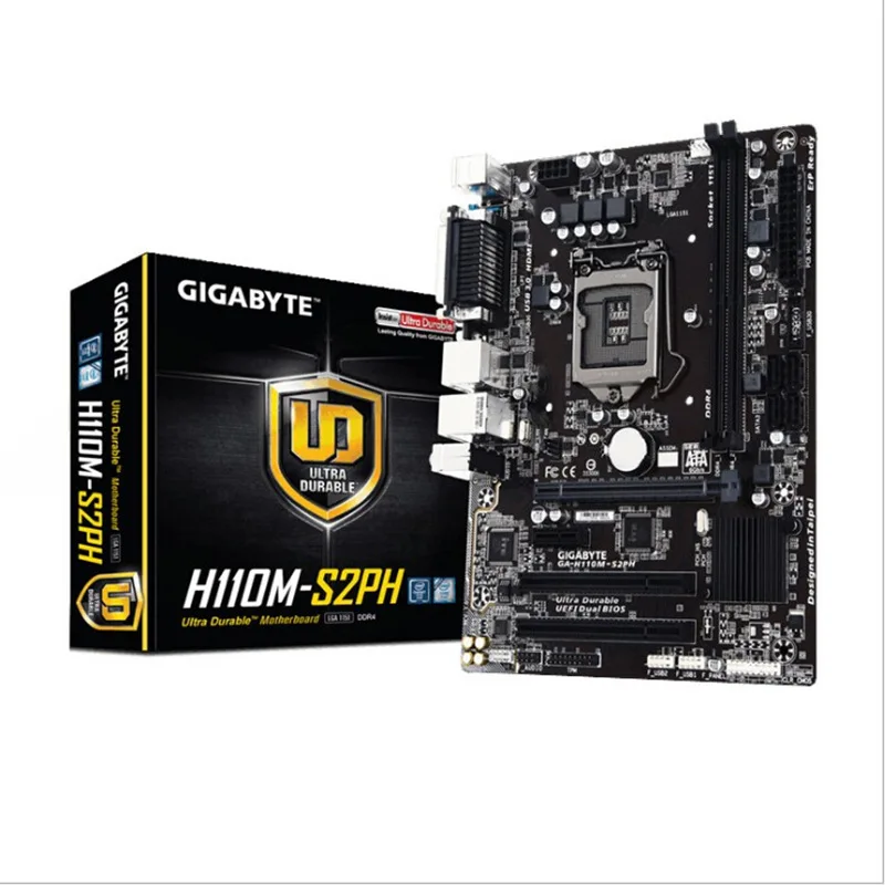 Подходит для основной платы настольного компьютера H110M-S2PH 1151 контактов DDR4 двухканальная основная плата офисной