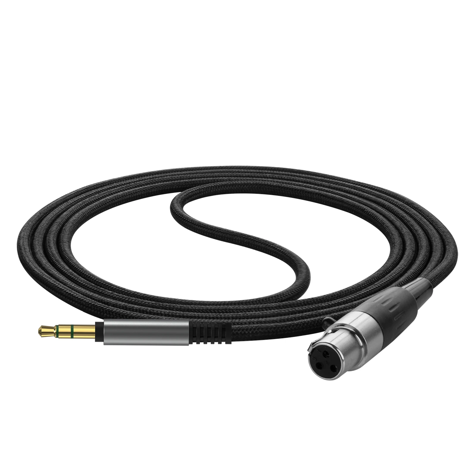 Geekria オーディオケーブル Beyerdynamic DT 900 PRO X ヘッドフォンと互換性あり 3.5mm 編組ナイロン交換用ステレオコード (6フィート / 1.7m)