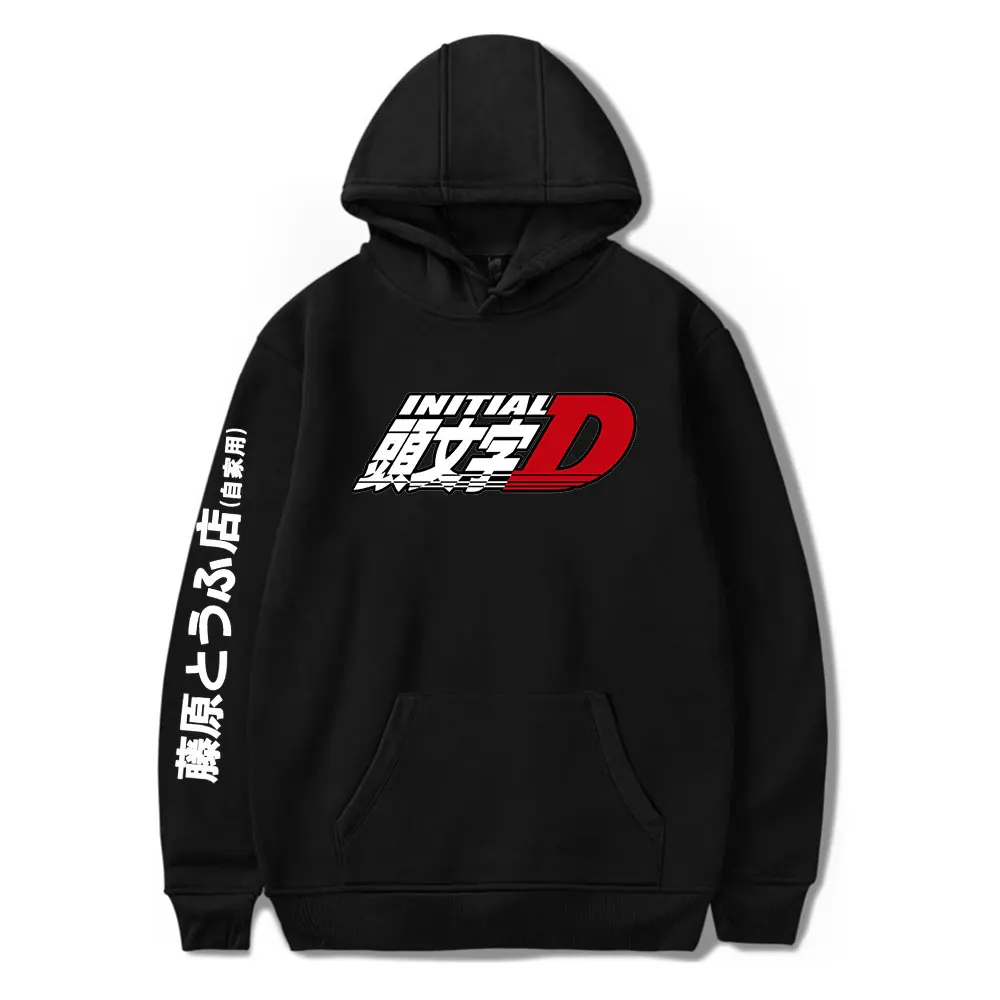 Initial D Fujiwara Tofu Shop Vintage 90s Hoodie Men and Women Hip-hop Sweatshirt Sports Spring and Autumn Harajuku  Pullover