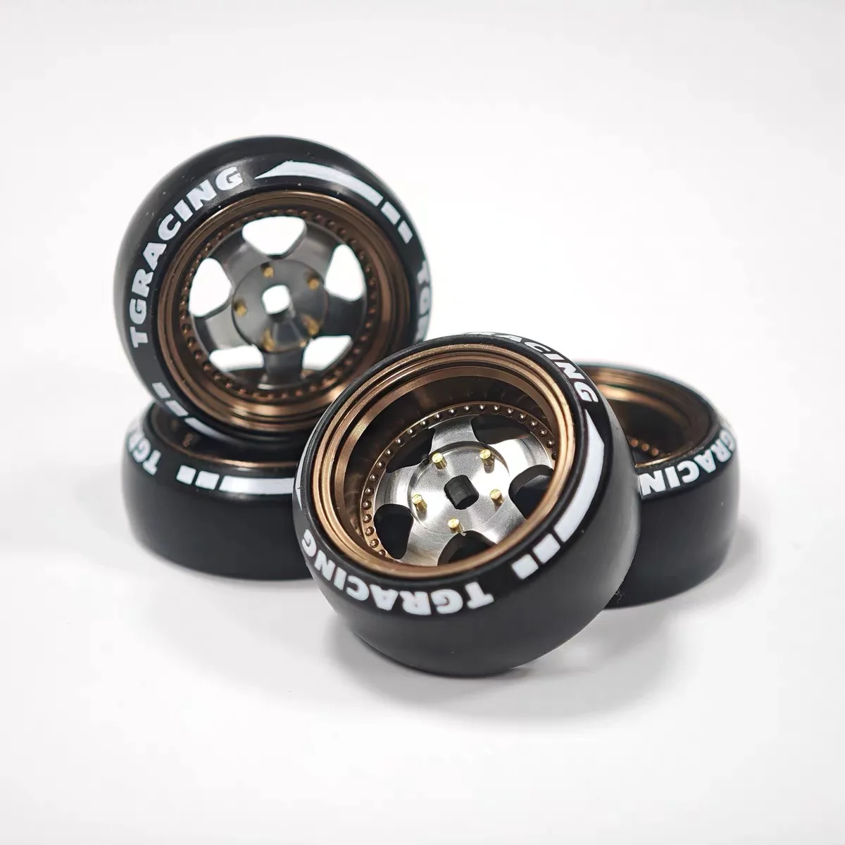 2pcs Metal Wheel Hub Micro-arc Drift Tire Tyre 20mm for 1/28 RC Car DriftArt DA4 TG TGS XRX DRZ MA racing D24 DLR8 K969  Mini-Z