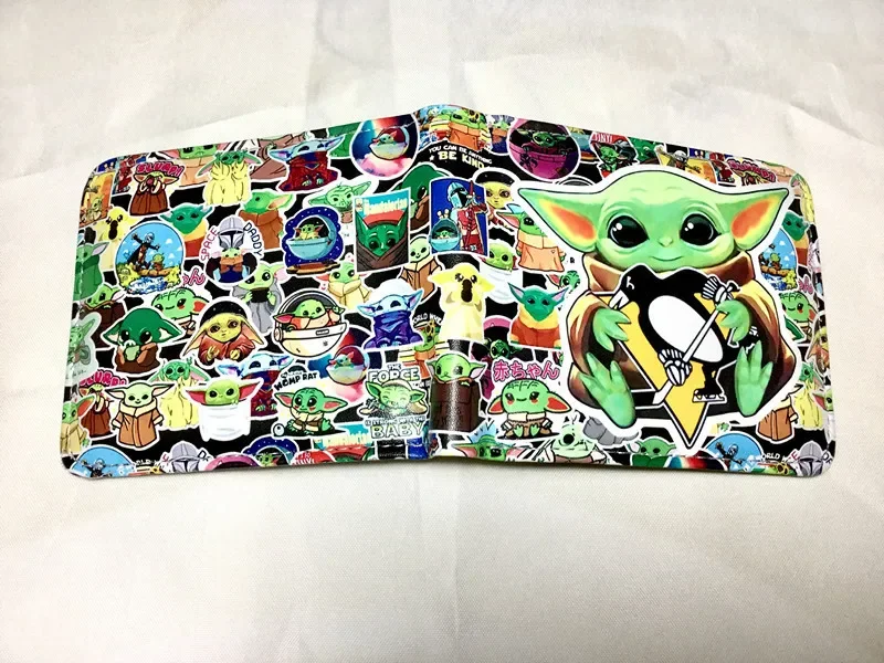 Baby Yoda, Yoda, short wallet, movie accessories, Star Wars, students, office workers, wallet card bags