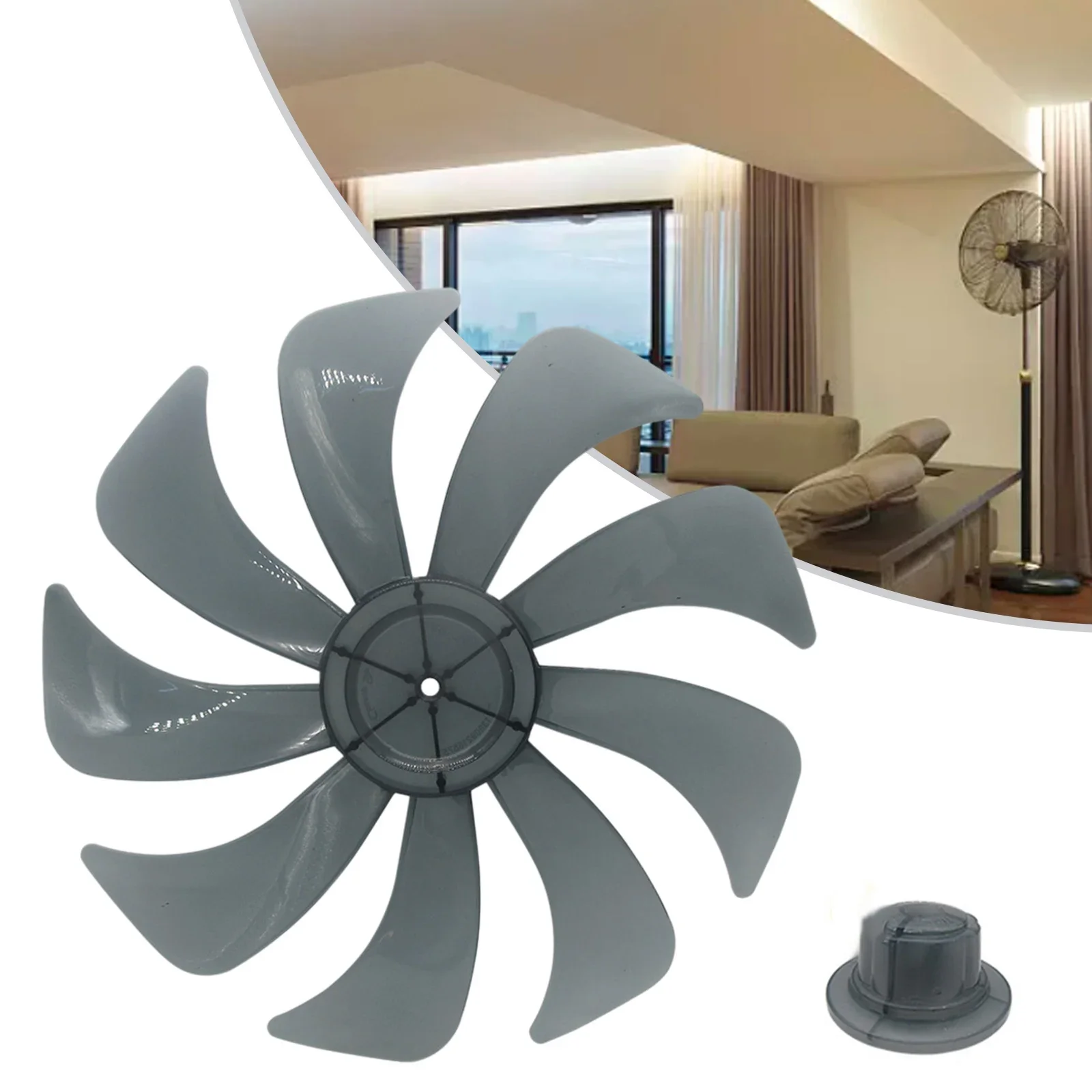 

Superior Performance And Durability Household Floor Fans 14 Inch Nine Blade Design With Nut Cover PP Plastic Material