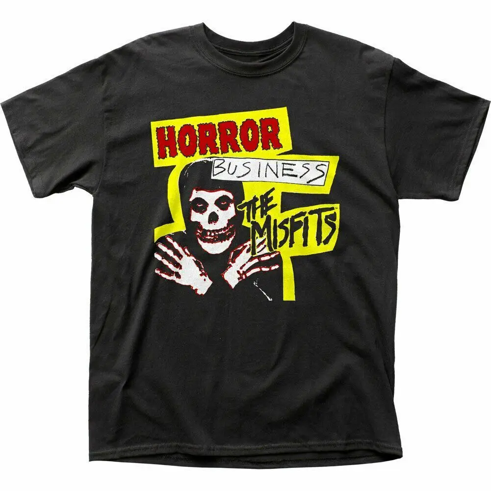 

Misfits Horror Business T Shirt Mens Licensed Rock N Roll Music Retro Band Black