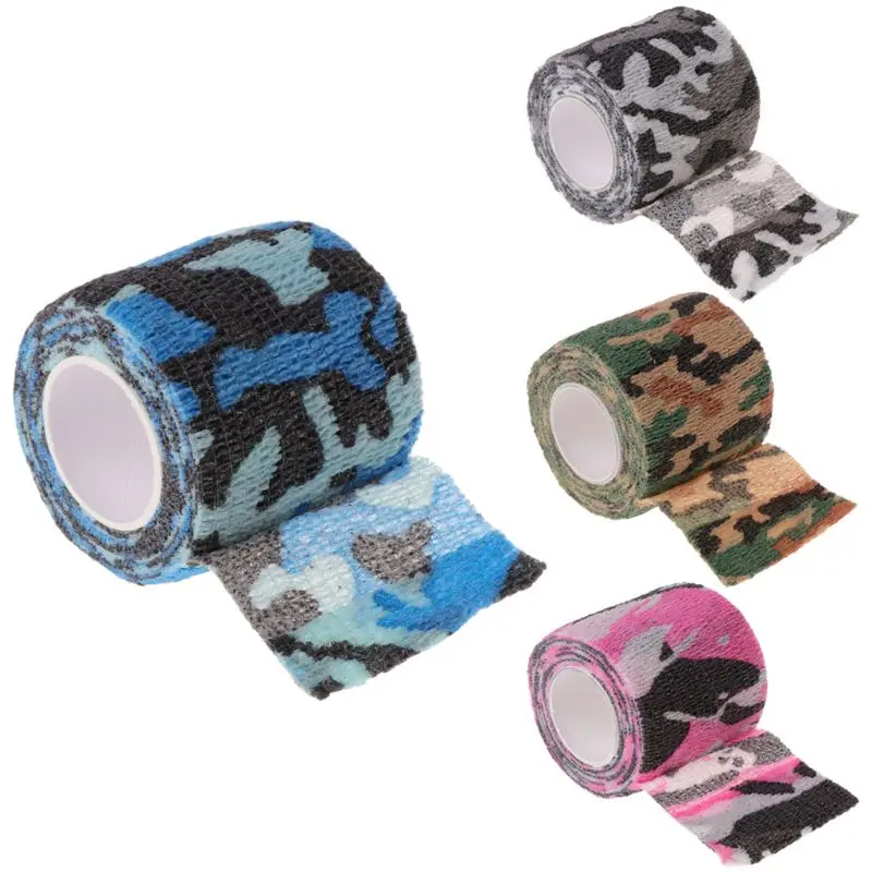 1PC Disposable Adhesive Machine Tape Wrap Self-Adhesive Bandage Rolls Elastic Handle Grip Wrap for Women Men E56D