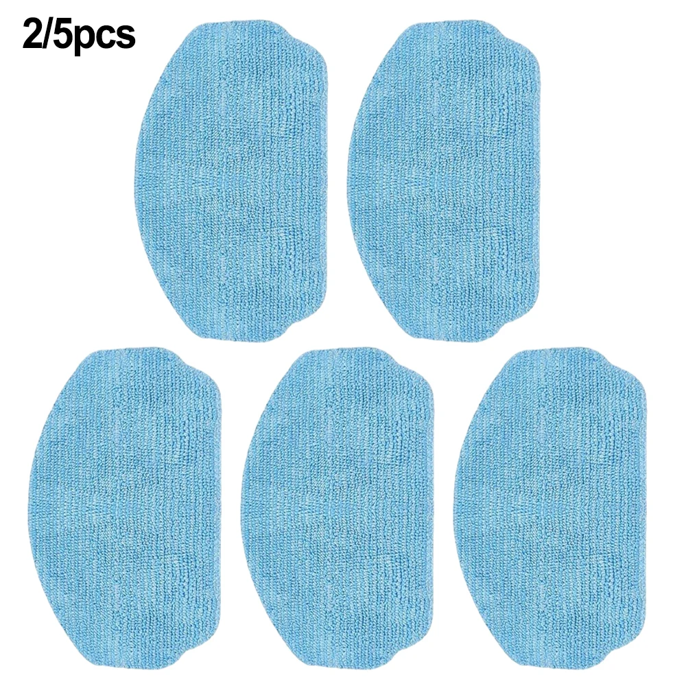 

5/2PCS Mop Cloth Replacement Pads Soft Microfiber Cleaning Rag For Midea VCR04W Robot Vacuum Cleaner Home Appliance Parts
