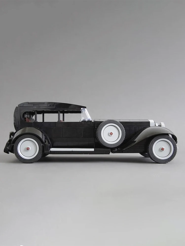 704-delige creatieve Bugattisdf Type 41 Park Ward Sedan modelbouwstenen set, schaal 1:25, inclusief digitale assemblagegids - afbeelding 2
