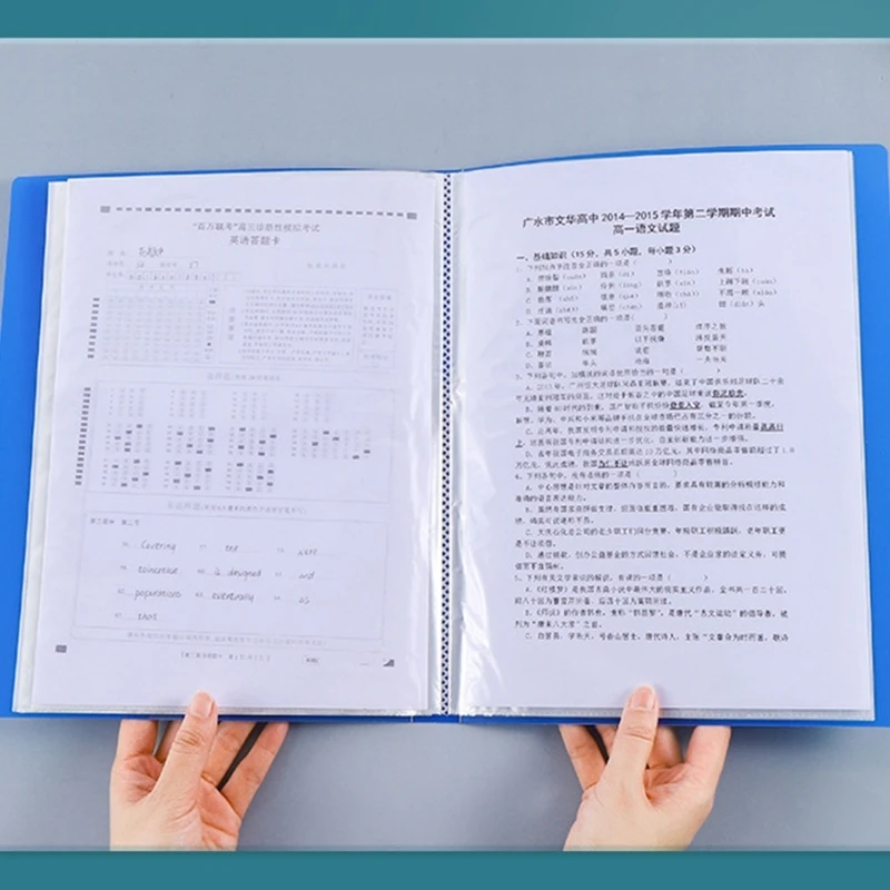 مجلد مستندات مجلد ملفات بأكمام بلاستيكية، مجلد مشروع العرض التقديمي