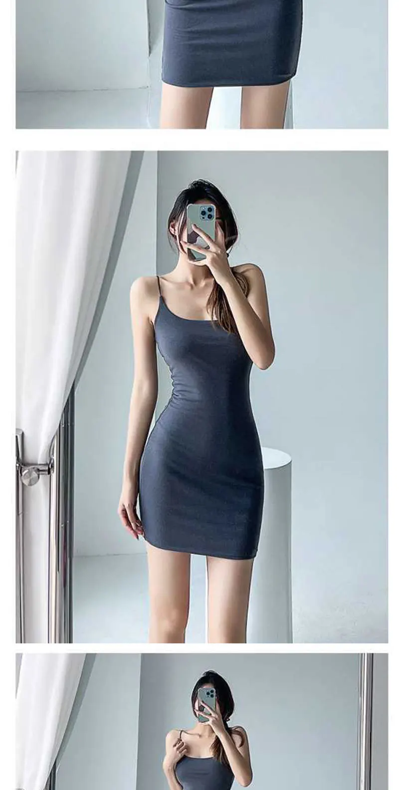 2026 Damen-Trägerrock: Einzigartiges Kleid mit Supermodel-Aura, S-förmiger Kurve, Hüftbetonter Minirock im sexy Thai-Stil – Neuheit – Detail 4