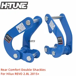 4x4 Suspension Lift Kits Rear Leaf Spring Comfort Double Shackles for Hilux REVO 2.8L 2015+