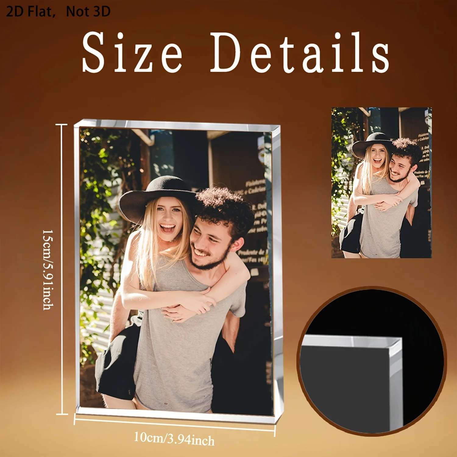 Customized acrylic photo frames, photo acrylic, personalized acrylic gifts, family, mother, friend birthdays, anniversaries, wed view 6