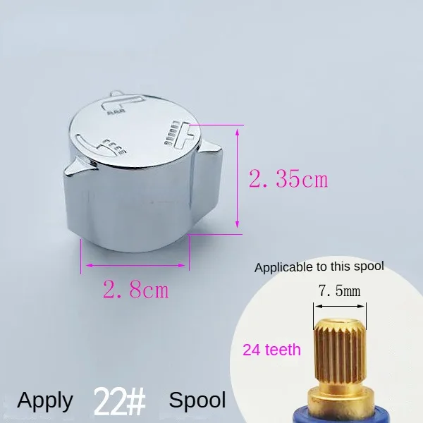 Three Level Adjustment Switch Handle Shower Faucet Accessories Showerhead Mixing Valve Conversion Handwheel Valve Core Handle