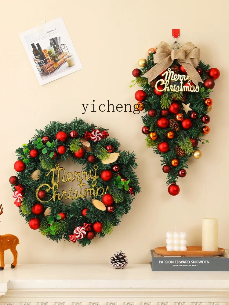 YY Christmas Decorations Garland Simulation Rattan Christmas Tree Hotel Layout