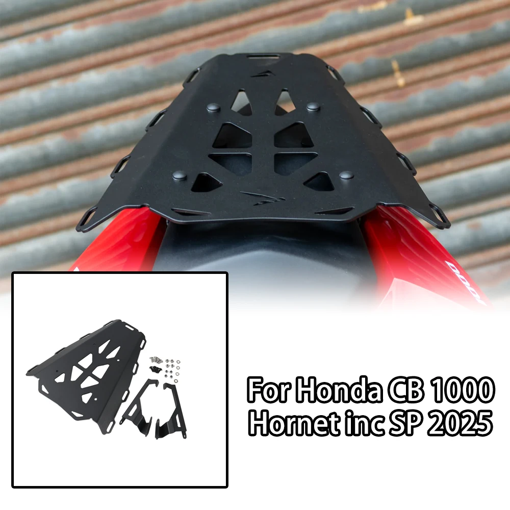

2025 For Honda CB1000 Hornet SP Motorcycle Rear Seat Luggage Rack - Passenger Backrest Grab Bar Cargo Carrier Shelf Bracket