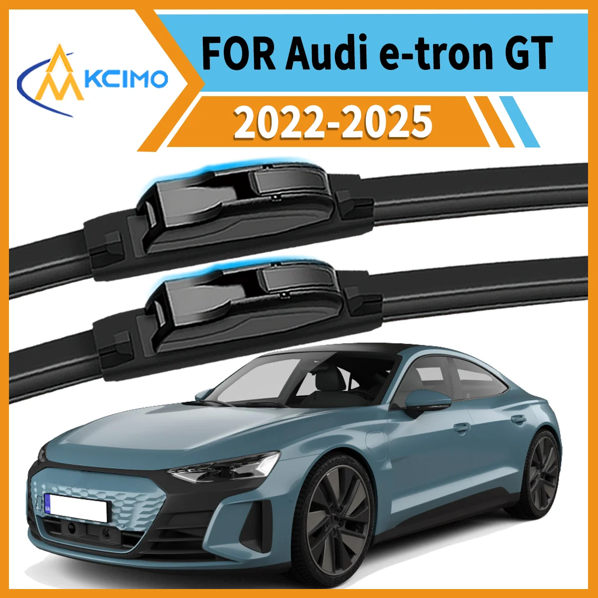 

Max Visibility Max Safety 2PCS Wiper Blades for Audi e-tron GT 2022-2025 All-Season Performance Easy Install Durable Rubber