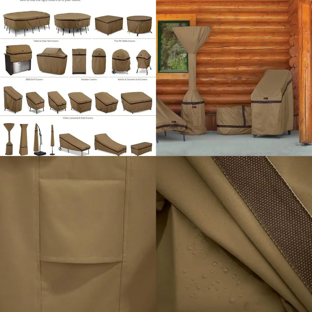 

32 Hickory Waterproof BBQ Grill Cover, Built-In Protection