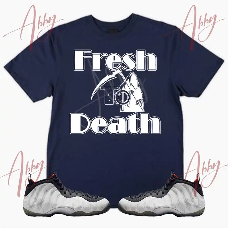 Oreo Fresh to Death Shirt to Match Foamposite One Jin, Foamposite One Jin Shirt, Foamposite One Jin Sneaker Tee