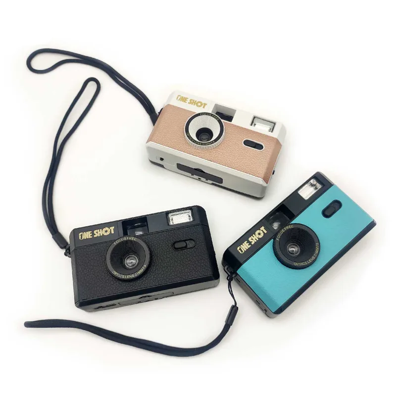 New Non-Disposable Retro 135mm Film Camera Model 208 Camera, Fixed-Point Camera With Flash, Can Be Used Many Times