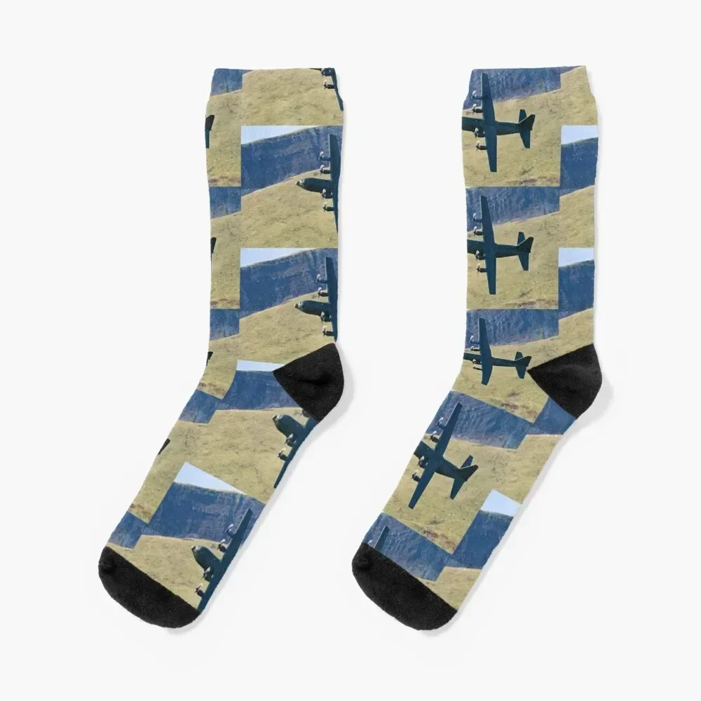 C-130 Hercules Socks sport designer cotton with print Woman Socks Men's