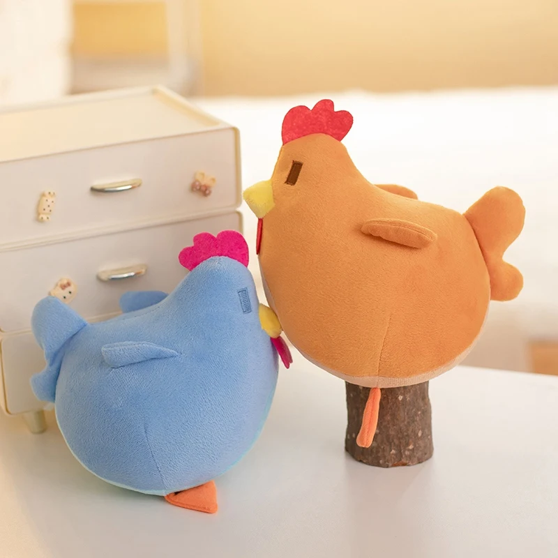 Cartoon New Hot Sell Chicken Plush Doll Game Anime Animal Hen Plush Toy Super Soft Home Decor Appease Gift For Boys And Girls