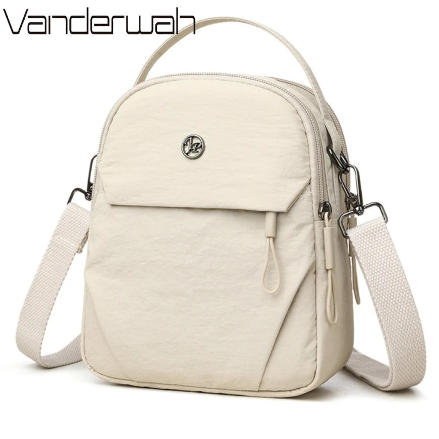 

Многослойная сумка через плечо для женщин, однотонная, с несколькими карманами, универсальная для поездок на работу, путешествий, покупок, подарочная сумка для матери