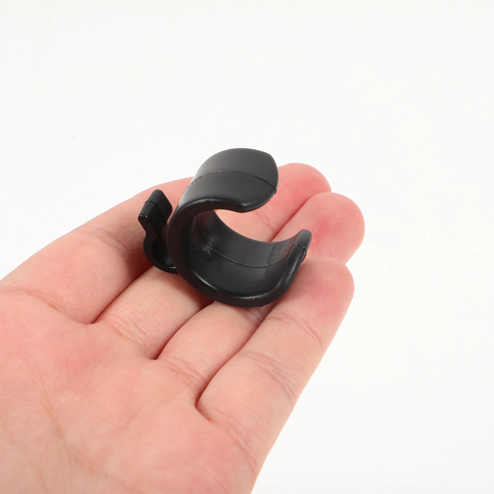 

20 Pcs Cable Clamp Bracket Clips for Mic Portable Holder Black Clamps Wire Cord Fastener