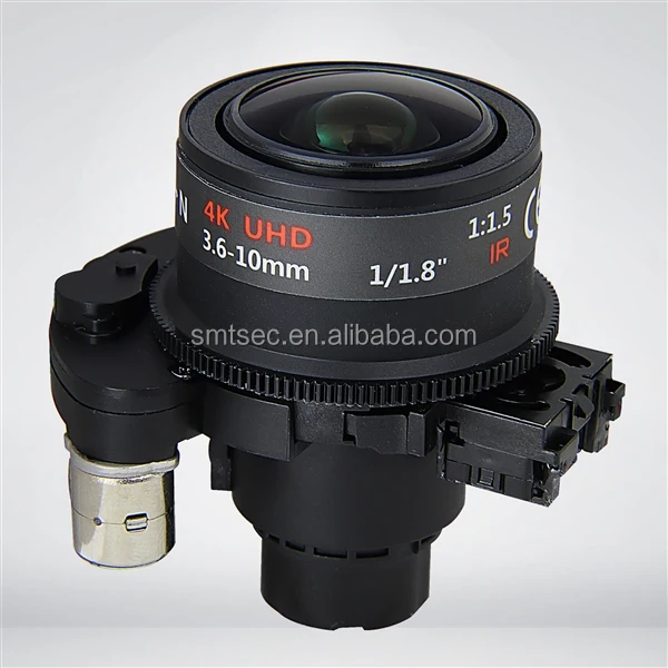 

Моторизованный объектив SMTSEC IMX412 IMX571 IMX455 IMX294 IMX533 IMX485 SL-3610MFZ6-IR с зумом 3.6 ~ 10 мм для камер видеонаблюдения