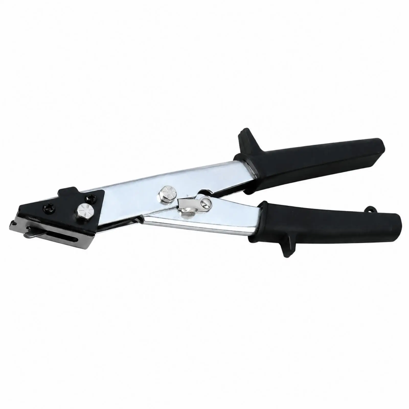 Durable Sheet Metal Cutter Alloy Hand Shears with Dual Textured Grips for Straight Curved Cutting Jobsite Use