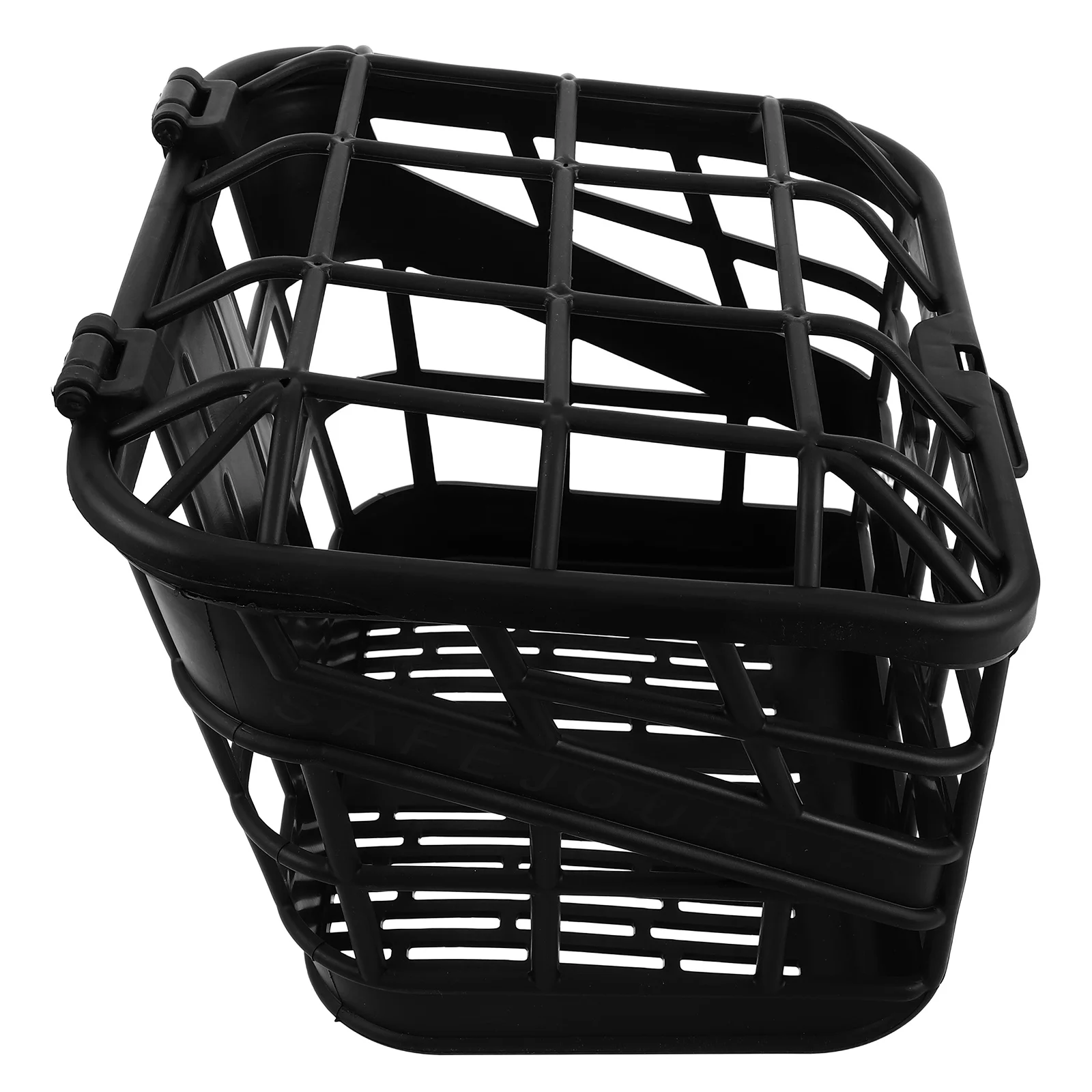 

Plastic Bike Basket for Front Handlebar Bicycle Basket with Lid for Groceries Vegetables Shopping Bags Outdoor Cycling