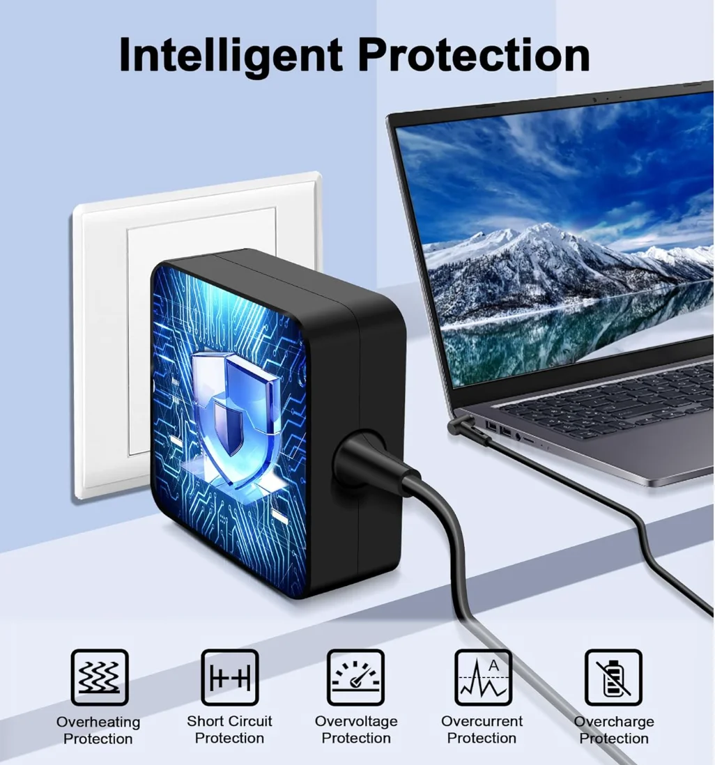 

Адаптер для ноутбука GaN 180 Вт, 19,5 В, 9,23 А, 7,4*5,0 мм для Dell Precision M4700 M4800, зарядное устройство Alienware 13 R3, Master G15 G16 DA180PM111