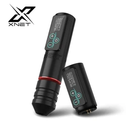 XNET Vane Wireless Tattoo Pen Machine Powerful Brushless Motor with Touch Screen Battery Capacity 2400mAh for Tattoo Artists