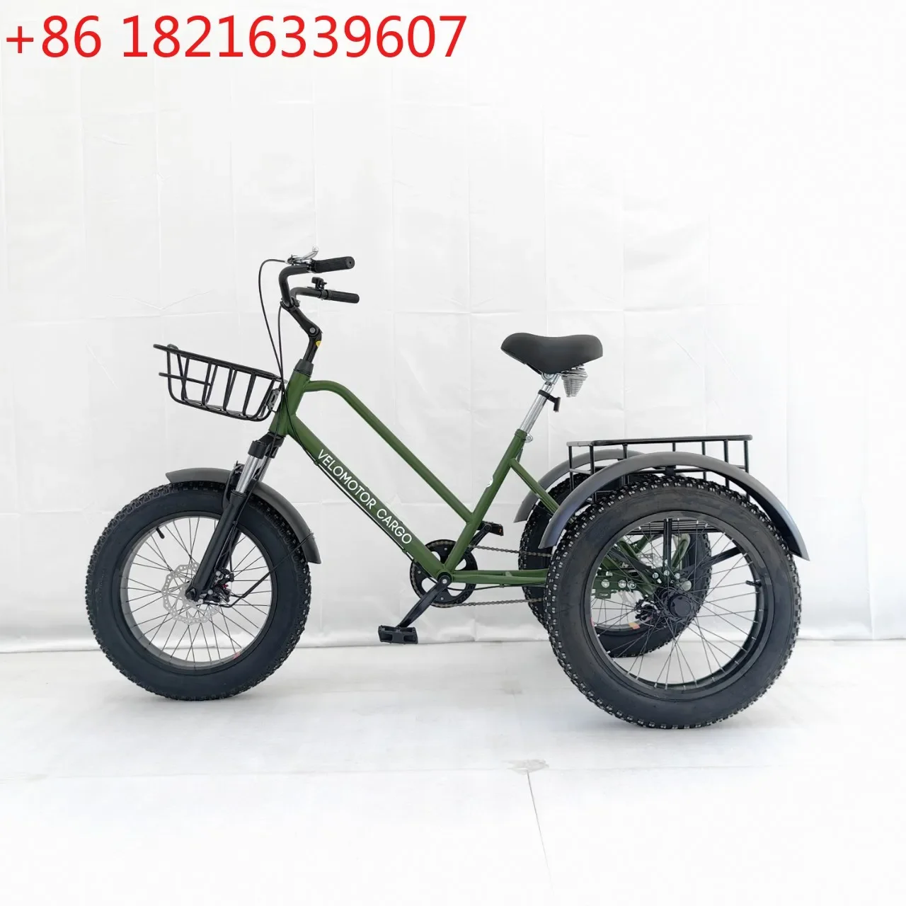 YAO 20 inch snow mountain pedal tricycle fat tire tricycle bicycle