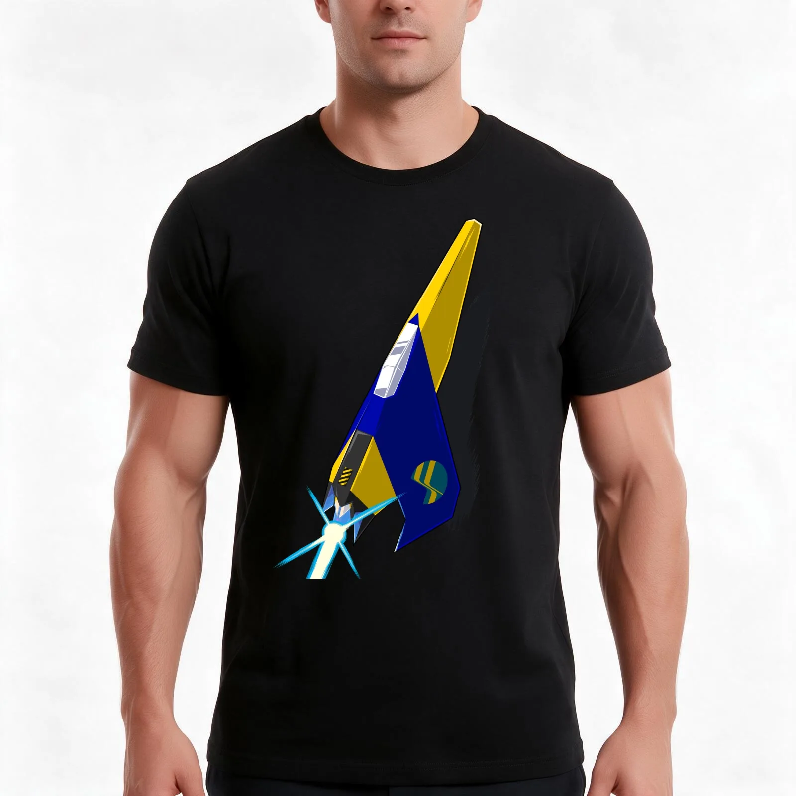 Wipeout 2097 - F5000 League - Feisar Ship T-Shirt Summer Casual Cotton Tee Oversized Streetwear Tops Vintage Graphic Print