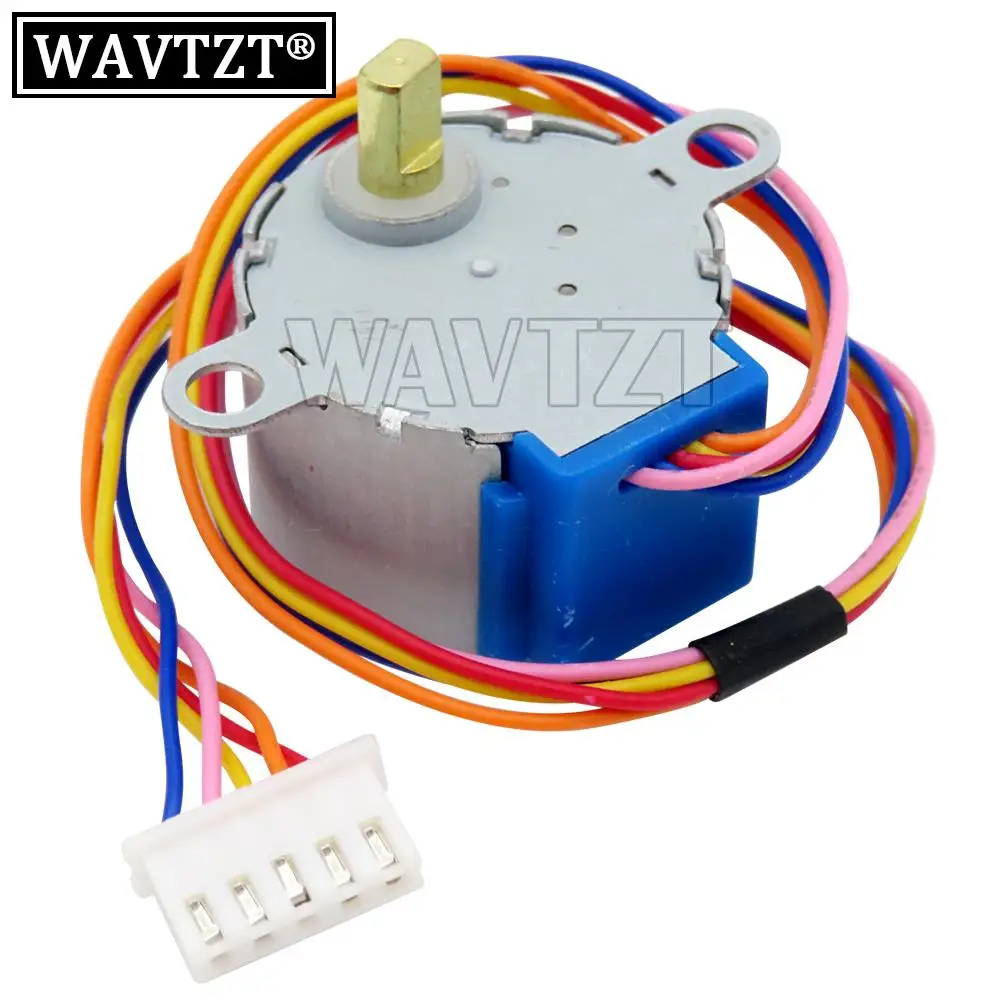 WAVTZT DC 5V 28BYJ-48 Stepper Motor Lead 25cm Reduction Step Gear Stepper Motor 4 Phase 28byj 28byj48 for Arduino Diy Kit