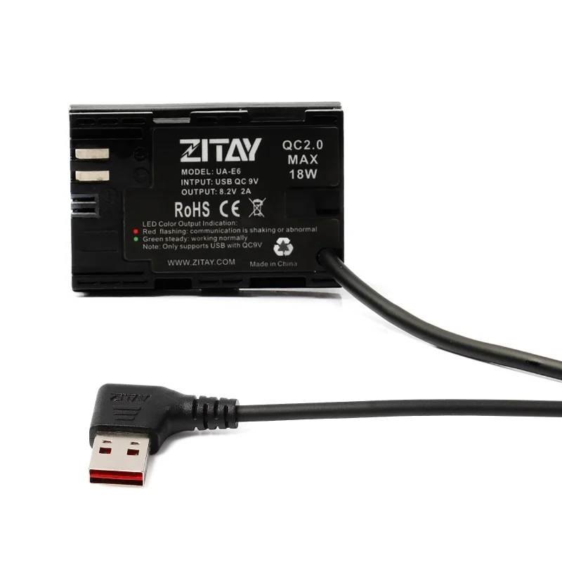 Аккумуляторная батарея с USB на LP-E6 для камер Canon EOS 5DS 5D Mark IV 5D Mark III 5D Mark II 6D 80D 70D 60D 60Da