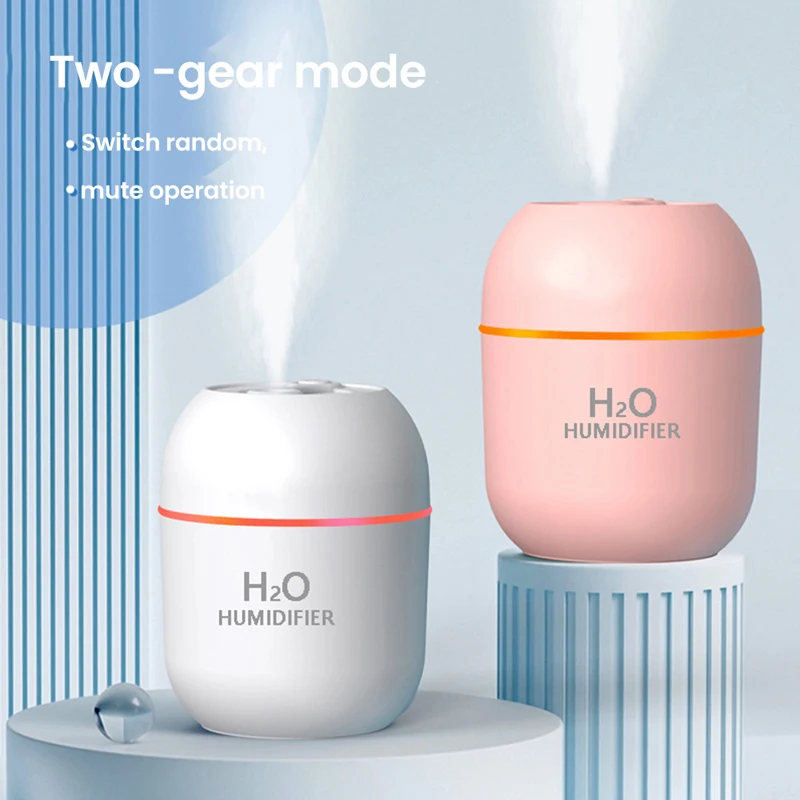 

200ml Usb Rechargeable Mini Humidifier Quiet Cool Mist Air Humidifier Home Office Bedroom Desk Humidifier With 2 Misting Modes