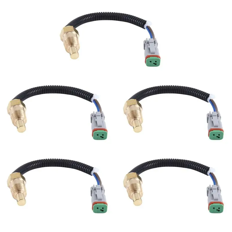 5X 41-6538 416538 Engine Temperature Sensor W/ Auxiliary Hole For Thermo King SB / SLX / Slxi / T-Series / Precedent-A08Q