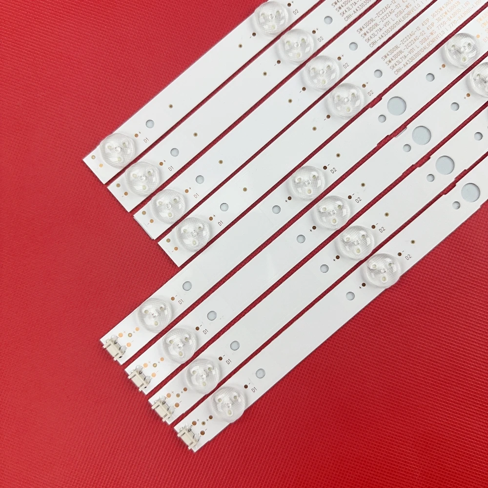 LED backlight strips for TV 43UG620V 43UJ620V 43UJ6200 SW43D09R SW43D09L-ZC22AG-02 303SW430039 303SW430038
